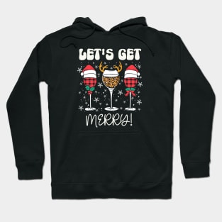 Christmas Wine Lover - Let's Get Jolly Hoodie